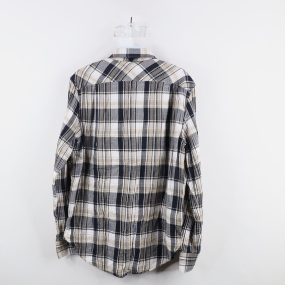 Rag & Bone Mens Collared Flannel Long Sleeve Button Front Plaid Shirt Size S - Picture 7 of 11